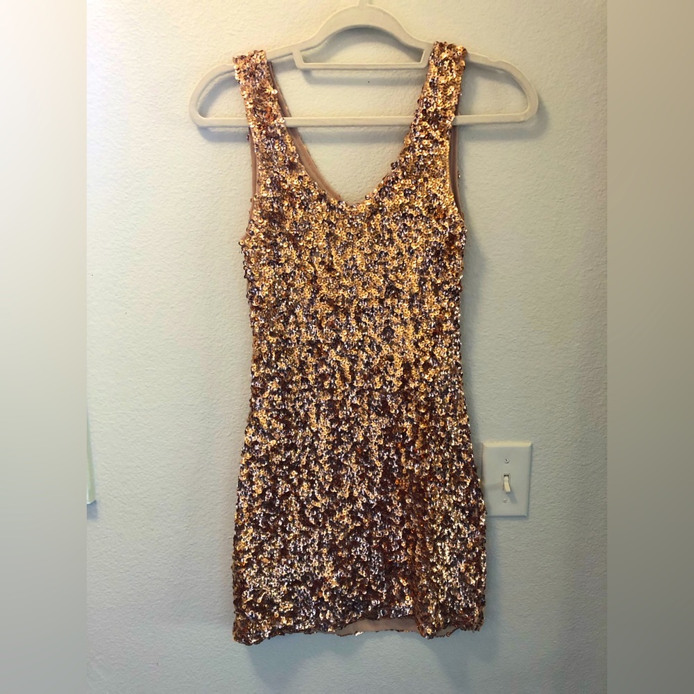 Gold Sparkle Dress